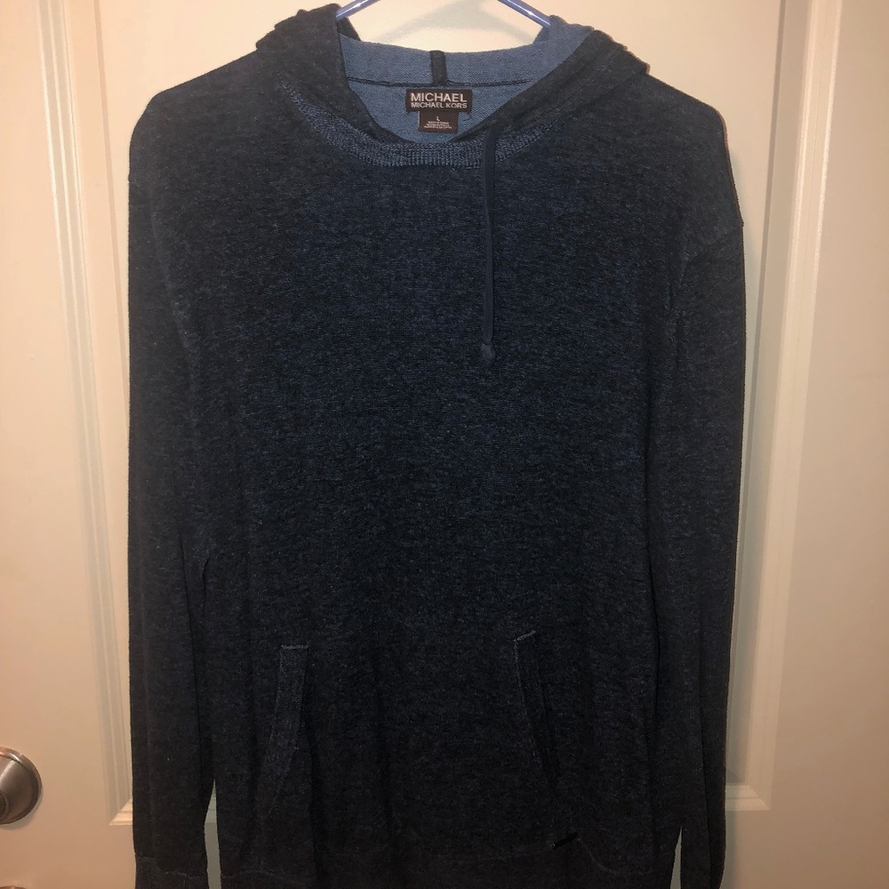Michael Kors Denim-Like Lightweight Sweatshirt